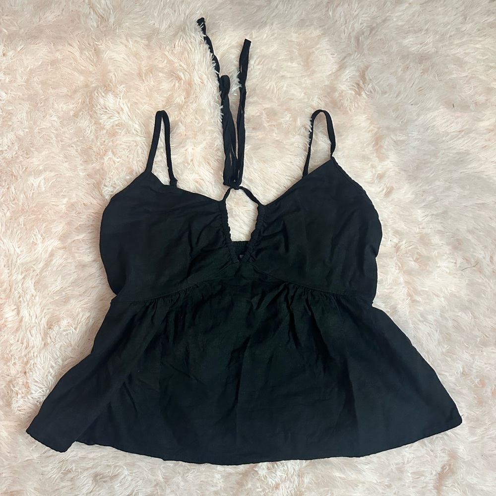 💕 black babydoll tank - Picture 2 of 3